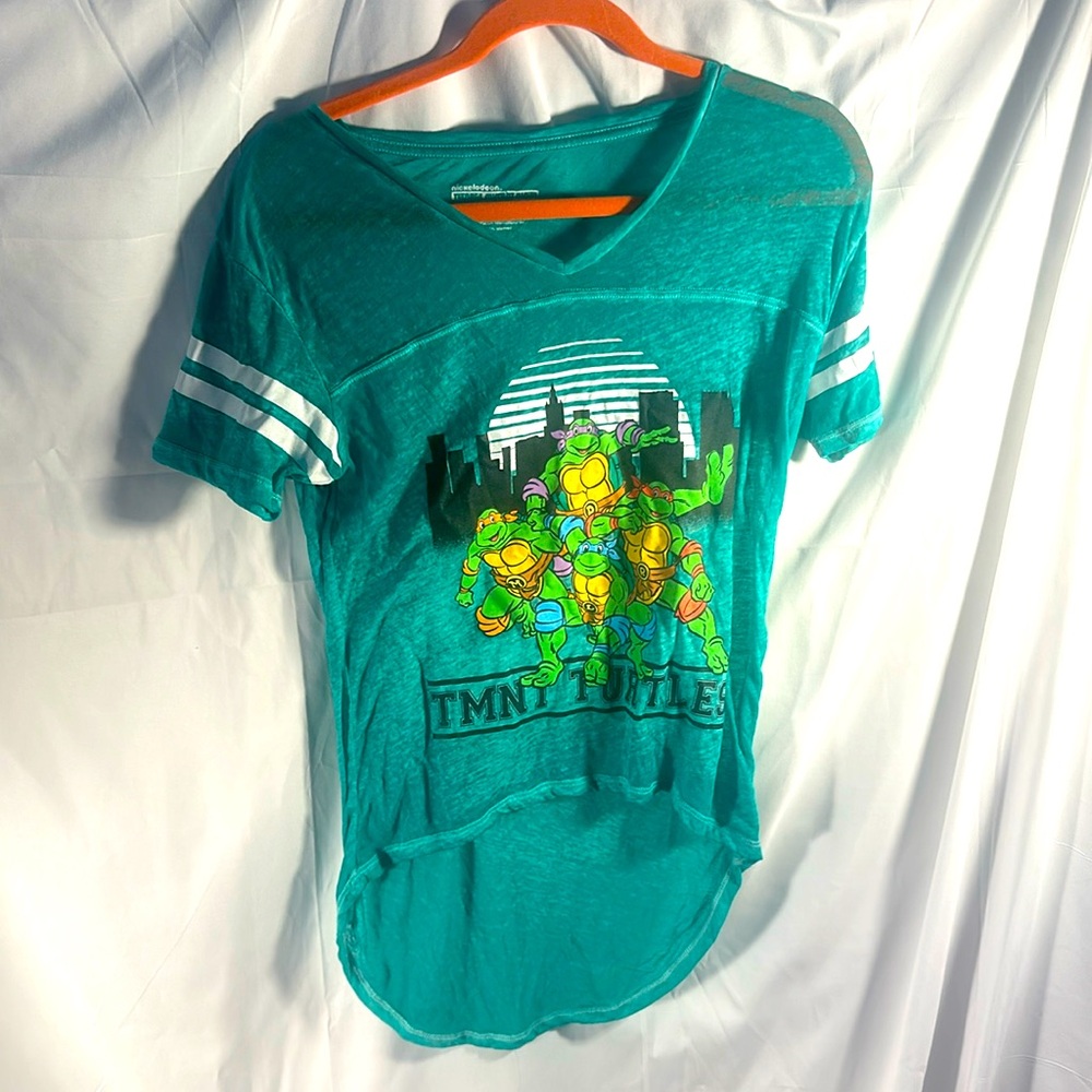 Forever 21 nickelodeon teenage mutant ninja turtles shirt juniors size M green
